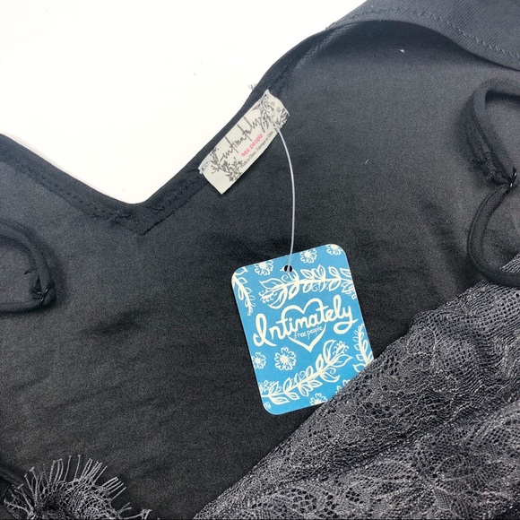 Free People Deep V Bandeau Cami M black - Picture 4 of 4